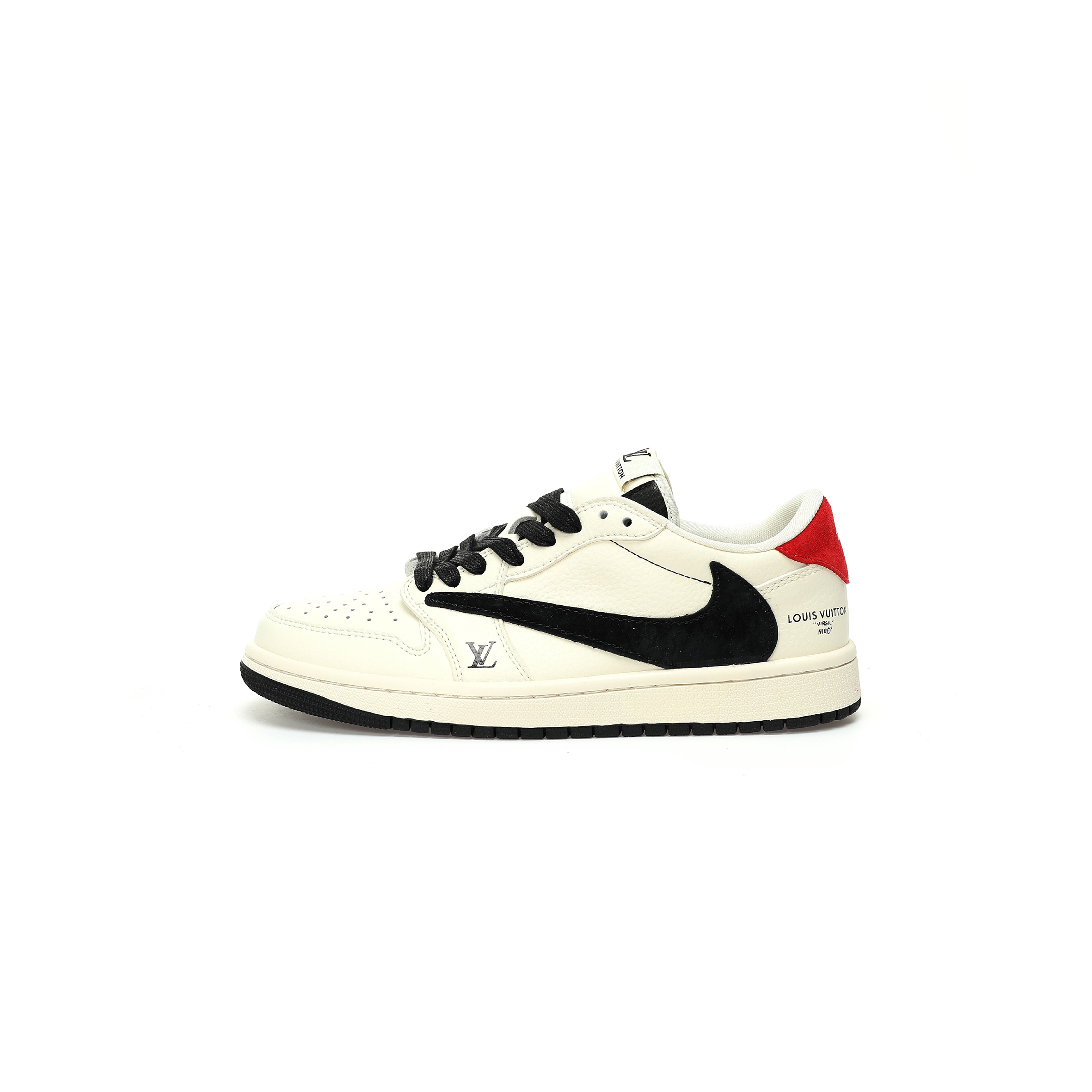 NIKE AIR JORDAN 1 LOW OG SP BEIGE RED BLACK LV LX1988-700